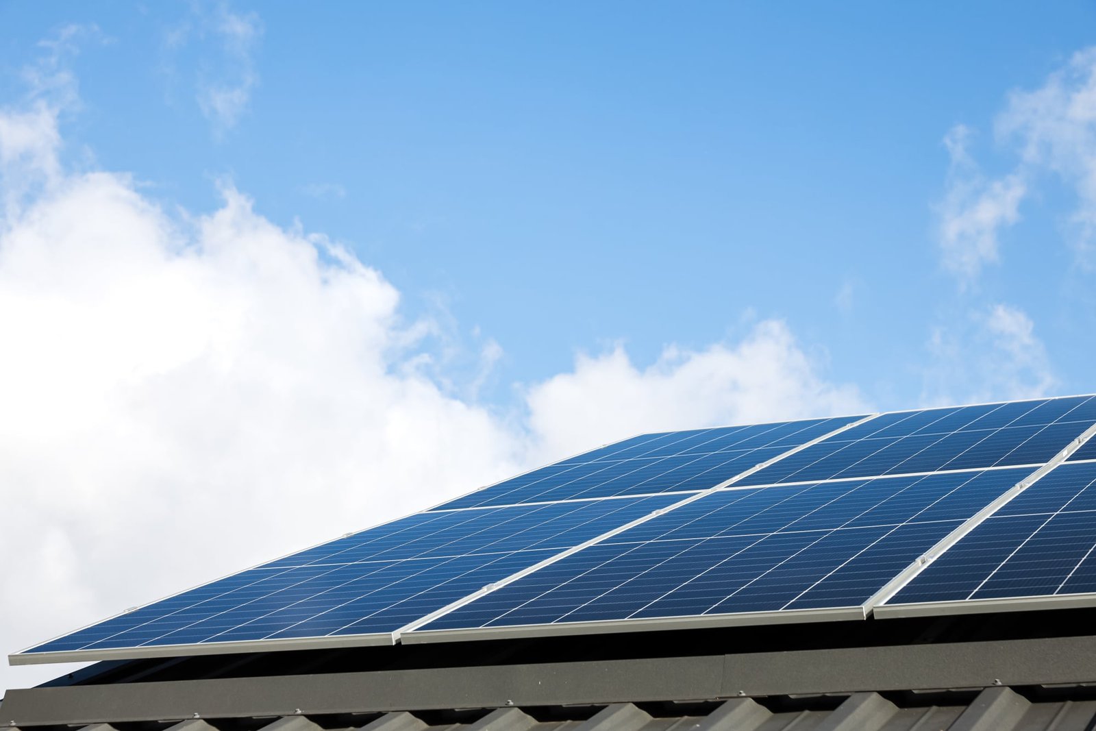 placas solares en el tejado